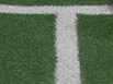 Prato sintetico applicato su campo da calcio